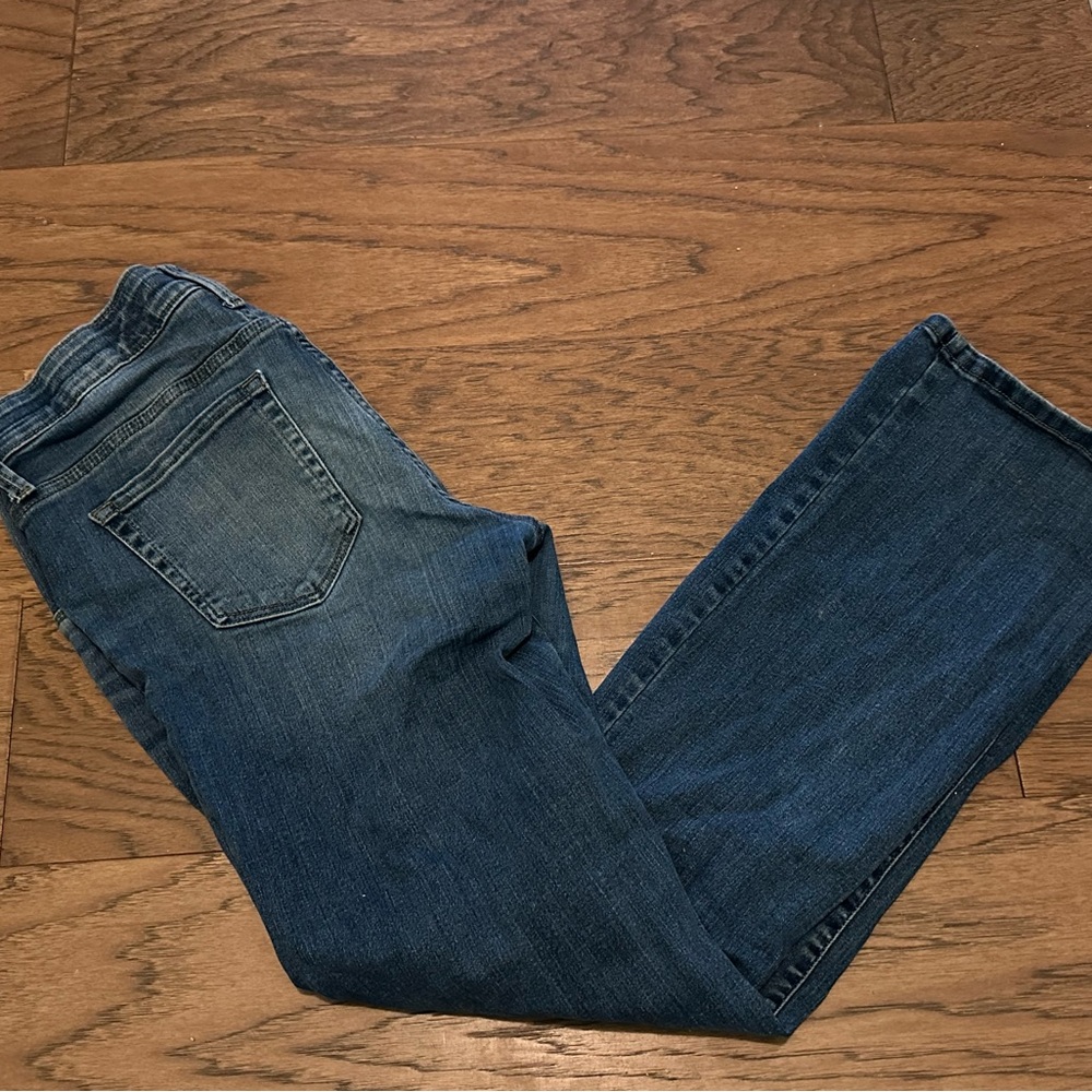 Isabel Maternity Dark Blue Skinny Bootcut Jeans